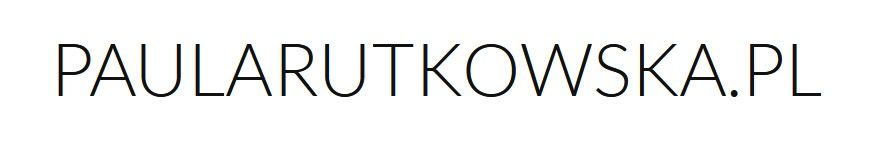 Logo bloga ogólnotematycznego - Paula Rutkowska